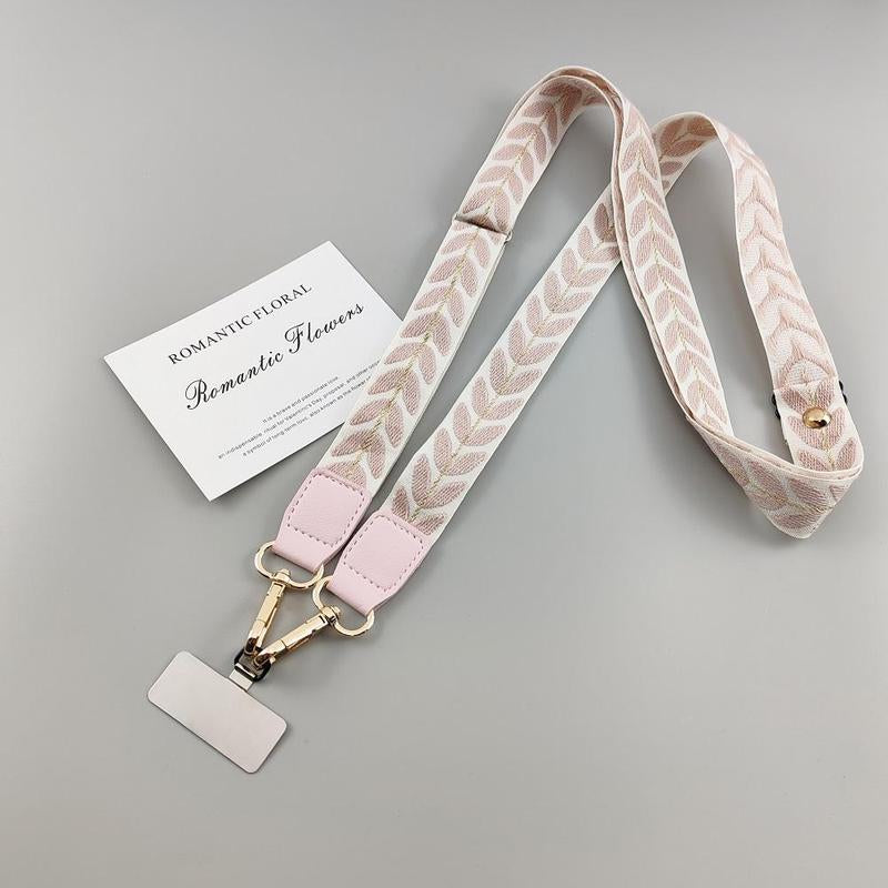 Fashionable Phone Lanyard, Adjustable Crossbody Phone Strap, Phone Charm for Women & Girls, Mobile Phone Decoration Accessories