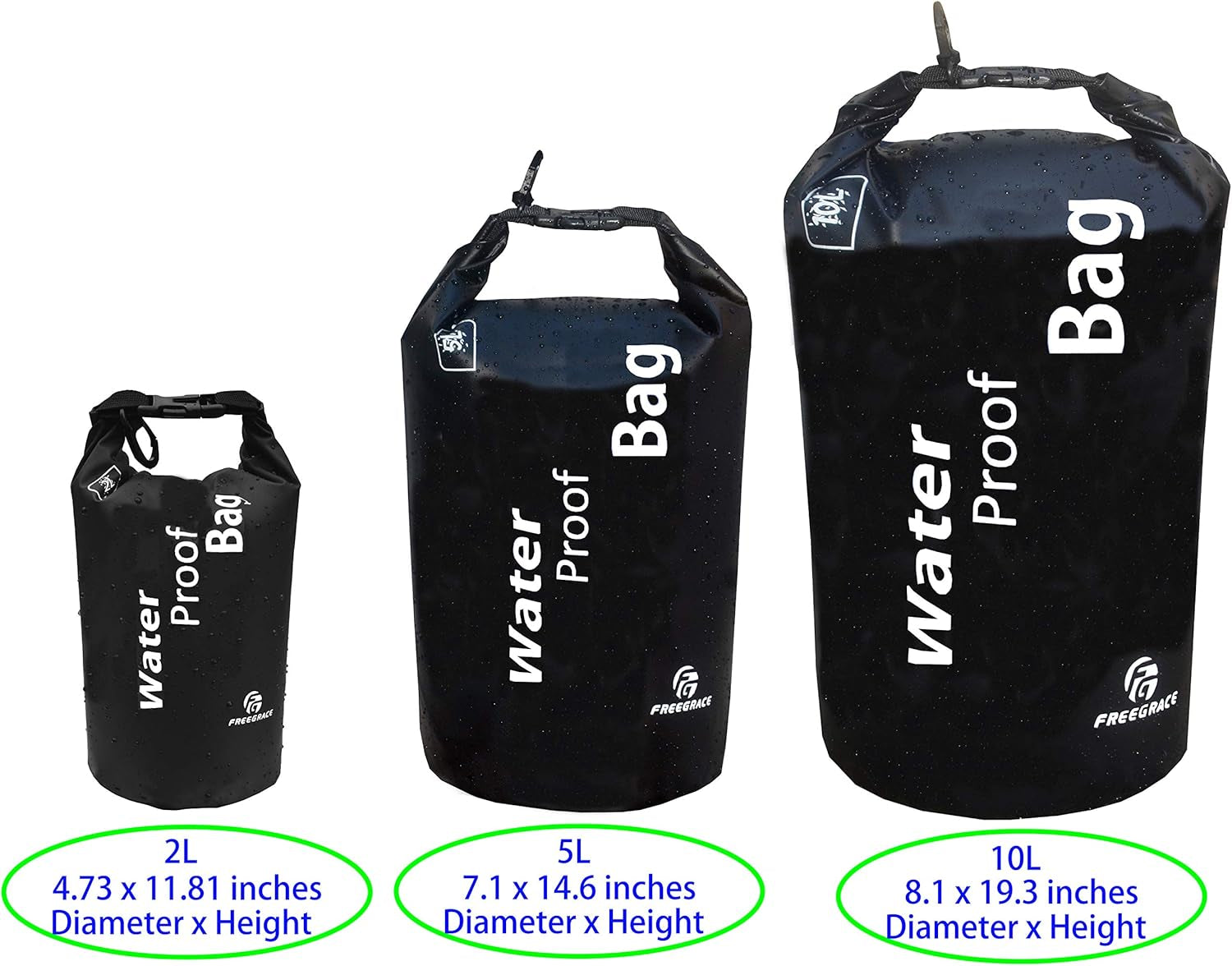 Lightweight Waterproof Dry Bag with Seals and Case - Ideal for Kayaking, Beach Activities, Rafting, Boating, Hiking, Camping, and Fishing