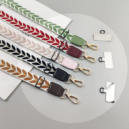 Fashionable Phone Lanyard, Adjustable Crossbody Phone Strap, Phone Charm for Women & Girls, Mobile Phone Decoration Accessories